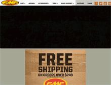 Tablet Screenshot of fmfracing.com